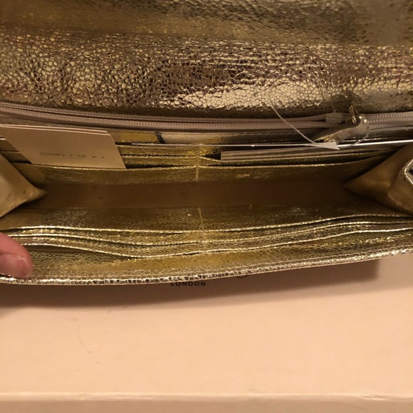 Jimmy Choo Reese metallic Clutch - Picture 4 of 6
